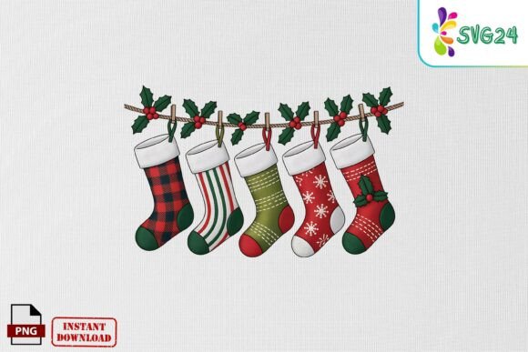 Christmas Stockings Garland Embroidery: A Seller's Review