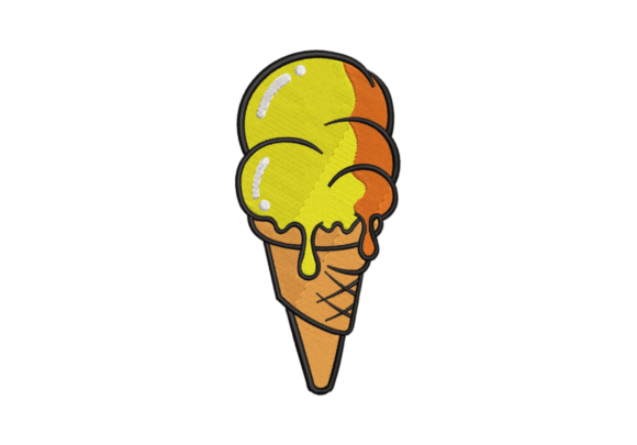 Coned Ice Cream Embroidery Design Review