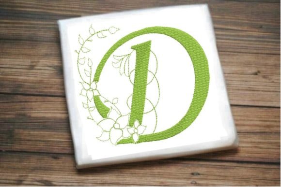 D Letter Vine Monogram Flower: A Designer's Review