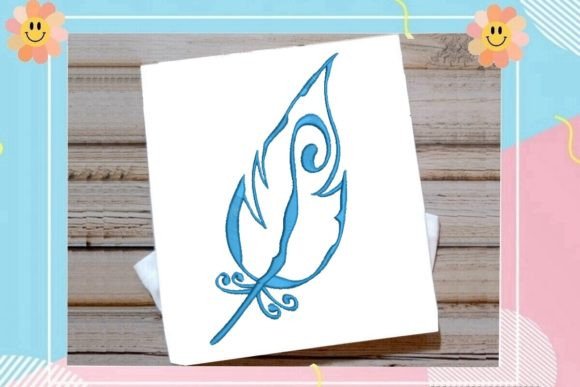 Delicate Blue Feather: A Designer's Review for Apparel