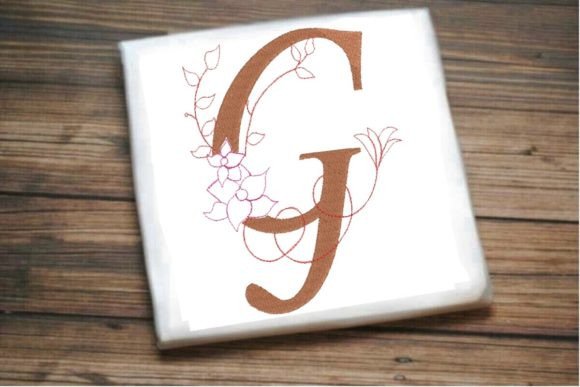 G Letter Vine Monogram Flower Review