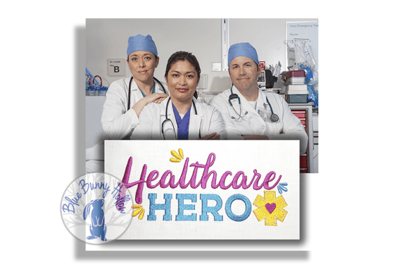 Healthcare Hero: A Designer's Review of This Heartfelt Embroidery Design