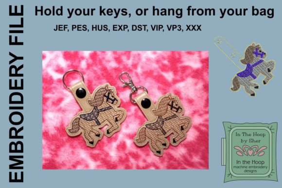 Horse Key Fob Embroidery Design Review
