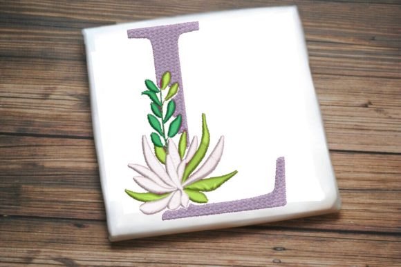 L Letter Decorative Greenery Alphabet Monogram Review