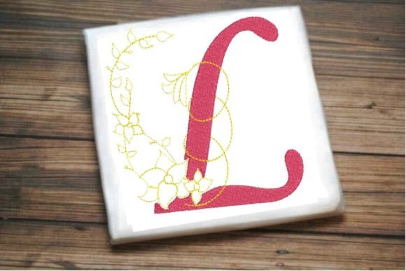 L Letter Vine Monogram Flower: A Designer's Review
