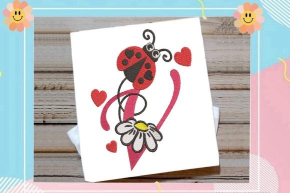 Ladybug V Letter Monogram: Seasonal Review