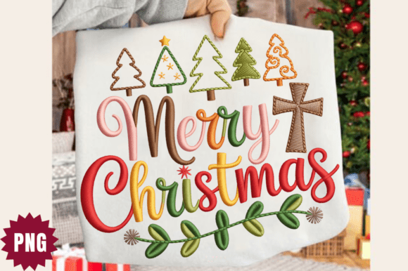 Merry Christmas Embroidery PNG Design: A Hands-On Review