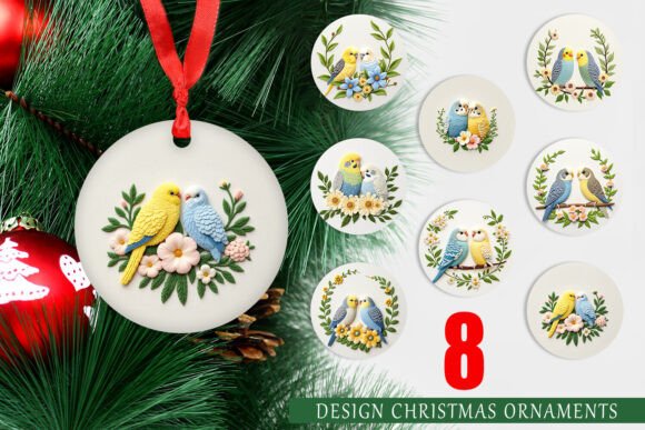 Ornament Budgerigar Embroidery Review for Sellers