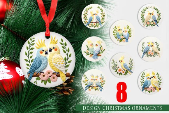 Ornament Cockatiel Embroidery Seasonal Review