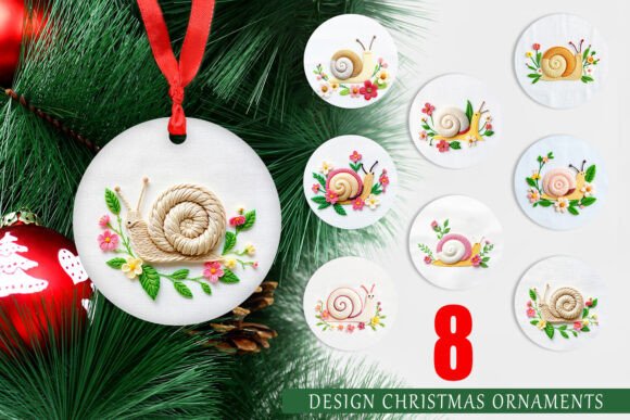 Ornament Snail Embroidery: A Seasonal Designer Review