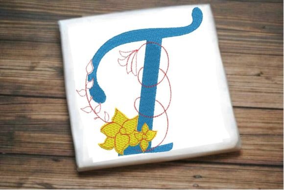 T Letter Vine Monogram Flower: A Designer's Review